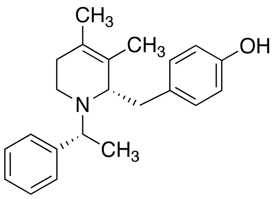 4-[[1,2,5,6-Tetrahydro-3,4-dimethyl-1-(phenylethyl)-2-pyridinyl]methyl]phenol