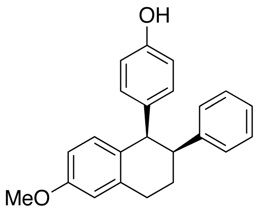 cis-4-(1,2,3,4-Tetrahydro-6-methoxy-2-phenyl-1-naphthalenyl)phenol