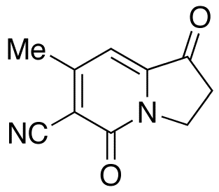 1,2,3,5-Tetrahydro-7-methyl-1,5-dioxo-6-indolizinecarbonitrile