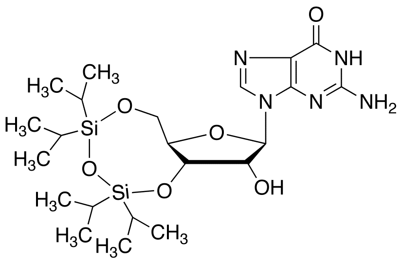 3’,5’-O-[Tetrakis(1-methylethyl)-1,3-disiloxanediyl]-guanosine