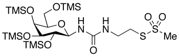 2,3,4,6-Tetra-O-trimethylsilyl-N-(β-D-galactopyranosyl)-N’-[(2-methanethiosulfonyl)ethyl]urea