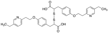 α-Thio-4-[2-(5-ethyl-2-pyridinyl)ethoxy]benzenepropanoic Acid Disulfide