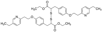 α-Thio-4-[2-(5-ethyl-2-pyridinyl)ethoxy]benzenepropanoic Acid Ethyl Ester Disulfide