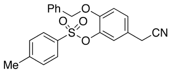 3-Tosyloxy-4-benzyloxybenzyl Cyanide