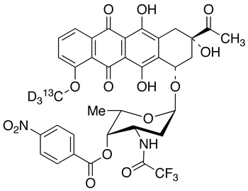 N-Trifluoroacetamido-4’-p-nitrobenzoyl Daunorubicin-<sup>13</sup>C,d<sub>3</sub>