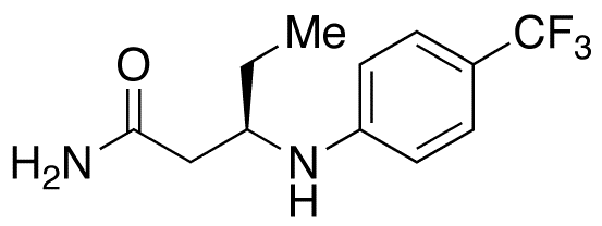 (3R)-3-[(4-Trifluoromethylphenyl)amino]pentanamide
