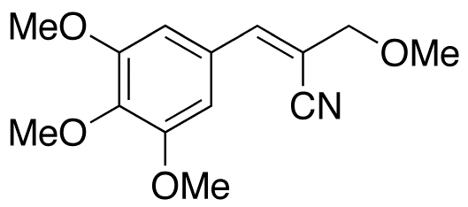 α-(3,4,5-Trimethoxybenzylidene)-β-methoxypropylnitrile