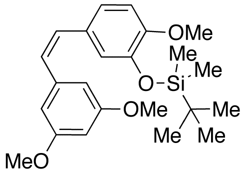 (Z)-3,4’,5-Trimethoxy-3’-(tert-butyldimethylsilyloxy)stilbene