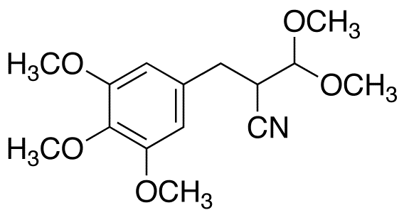 3,4,5-Trimethoxy-2’-cyano-di-hydrocinnamaldehyde Dimethylacetal
