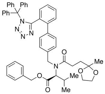 N-[(2’-Trityltetrazol[1,1’-biphenyl]-4-yl)methyl]-N-[3-(2-methyl-1,3-dioxolan-2-yl)-1-oxopropyl]-L-valine Benzyl Ester
