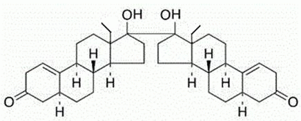 17,17-Bis(17-hydroxy-18a-homoestr-1-ene-3-one)