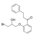 1-[2-(3-Bromo-2-hydroxypropoxy)phenyl]-3-phenyl-1-