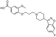Iloperidone acid metabolite P95
