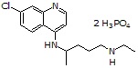 N-Desethylchloroquine diphosphate