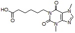 1-(5-Carboxypentyl)-3,7-dimethylxanthine