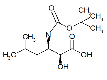 N-Boc-(2S,3R)-2-hydroxy-3-amino-5-methylhexanoic acid