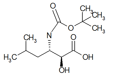 N-Boc-(2S,3S)-2-hydroxy-3-amino-5-methylhexanoic acid