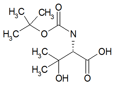 N-Boc-(S)-2-amino-3-hydroxy-3-methylbutanoic acid