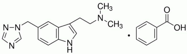 Rizatriptan benzoate salt 