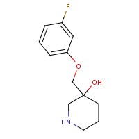 3-((3-Fluorophenoxy)methyl)piperidin-3-ol