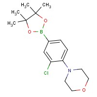 4-(2-Chloro-4-(4,4,5,5-tetramethyl-1,3,2-dioxaborolan-2-yl)phenyl)morpholine