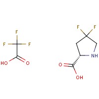 (S)-4,4-Difluoropyrrolidine-2-carboxylic acid compound with 2,2,2-trifluoroacetic acid (1:1)