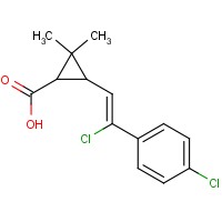 3-(2-Chloro-2-(4-chlorophenyl)vinyl)-2,2-dimethylcyclopropanecarboxylic acid