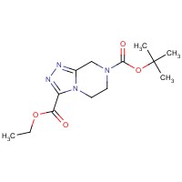 7-tert-Butyl 3-ethyl 5,6-dihydro-[1,2,4]triazolo[4,3-α]pyrazine-3,7(8H)-dicarboxylate