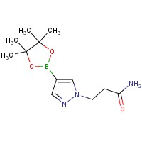 4-(4,4,5,5-Tetramethyl-1,3,2-dioxaborolan-2-yl)-1H-pyrazole-1-propanamide