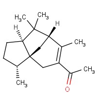1-((3R,3aR,7R,8aS)-3,6,8,8-Tetramethyl-2,3,4,7,8,8a-hexahydro-1H-3a,7-methanoazulen-5-yl)ethanone