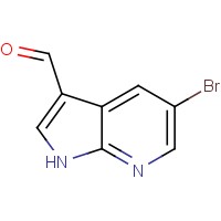 5-Bromo-1H-pyrrolo[2,3-β]pyridine-3-carbaldehyde