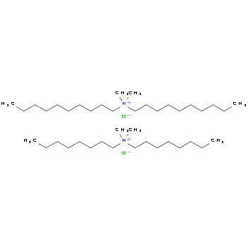 N,N-Dimethyl-N-octyloctan-1-aminium chloride,N-decyl-N,N-dimethyldecan-1-aminium chloride(1:1)