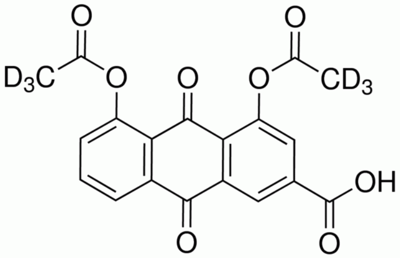 Diacerein (Diacetyl-D<sub>6</sub>)