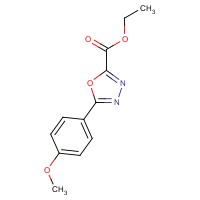 Ethyl 5-(4-methoxyphenyl)-1,3,4-oxadiazole-2-carboxylate