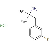 1-(3-Fluorophenyl)-2-methylpropan-2-amineHCl