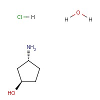 (1R,3R)-rel-3-AminocyclopentanolHClhydrate