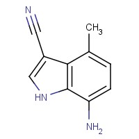 7-Amino-4-methyl-1H-indole-3-carbonitrile
