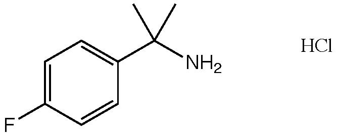 2-(4-fluorophenyl)propan-2-amineHCl