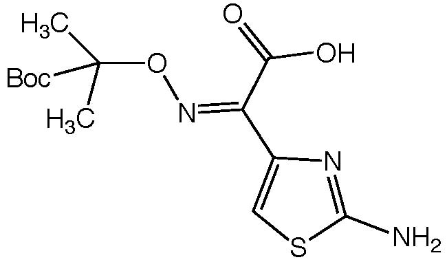 (Z)-2-Amino-α-[1-(tert-butoxycarbonyl)]-1-methylethoxyimino-4-thiazolacetic acid