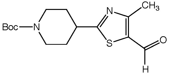 tert-Butyl 4-(5-formyl-4-methyl-1,3-thiazol-2-yl)piperidine-1-carboxylate