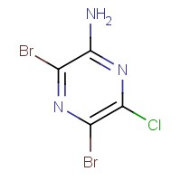 3,5-Dibromo-6-chloropyrazin-2-amine