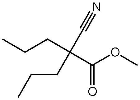 methyl 2-cyano-2-propylpentanoate