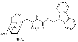 O-(2-Acetamido-2-deoxy-3,4,6-tri-O-acetyl-β-D-glucopyranosyl)-N-Fmoc-L-serine