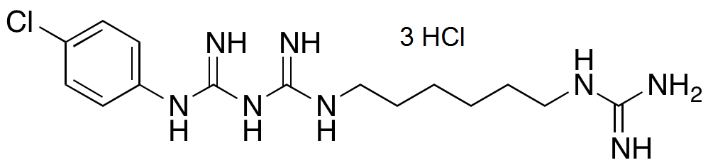 Chlorhexidine digluconate impurity N trihydrochloride