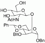 2-O-(2-Acetamido-2-deoxy-β-D-glucopyranosyl)-3-O-benzyl-4,6-O-benzylidene-D-mannose