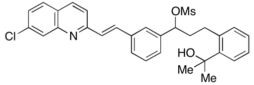 2-[2-[(3S)-3-[3-[(E)-2-(7-Chloro-2-quinolinyl)ethenyl]phenyl]-3-[(methanesulfonyl)oxy]propyl]phenyl]-2-propanol