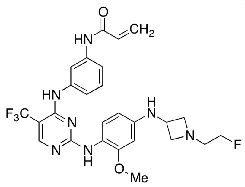 N-[3-[[2-[[4-[[1-(2-Fluoroethyl)-3-azetidinyl]amino]-2-methoxyphenyl]amino]-5-(trifluoromethyl)-4-pyrimidinyl]amino]phenyl]-2-propenamide