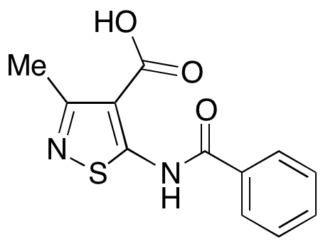 5-(Benzoylamino)-3-methyl-4-isothiazolecarboxylic Acid