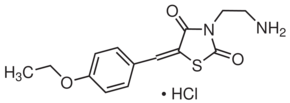 3-(2-Aminoethyl)-5-((4-ethoxyphenyl)methylene)-2,4-thiazolidinedione HCl