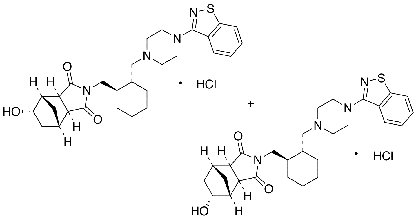 5α/6α-Hydroxy lurasidone hydrochloride